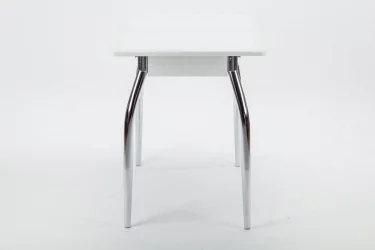 Стол обеденный Аспен КЗ(6195) белый,крокодил супер белый