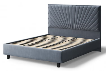 Кровать Леона, 2000 x 1400 мм, серый