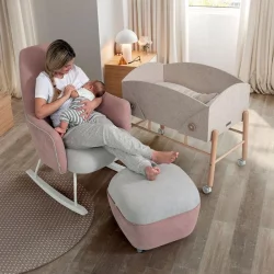 Детское кресло Micuna (Микуна) Wing/Moom waterwood текстиль beige/brown