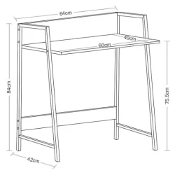 Стол на металлокаркасе BRABIX LOFT CD-003 Дуб натуральный