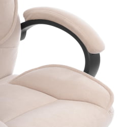 Кресло руководителя OREON metalBL велюр, бежевый, 7