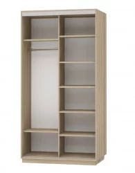 Шкаф-купе двухдверный Экспресс Дуо 1200х2400h Улица/Ясень шимо светлый