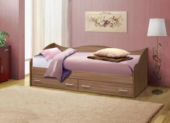 Кровать Софа №1 800*1900 Итальянский орех