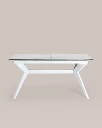 Стол обеденный Аркада раскладной 160-210x90 Керамика светлая