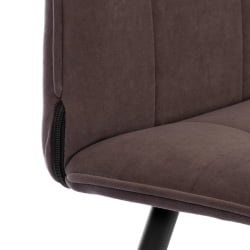 Стул обеденный Bari велюр, коричневый, 6, 46х55х89