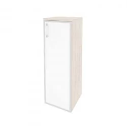 Шкаф средний узкий правый ONIX O.SU-2.4R(R) white Денвер Светлый