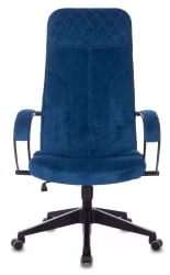 Кресло руководителя Бюрократ CH-608Fabric темно-синий Velvet 29