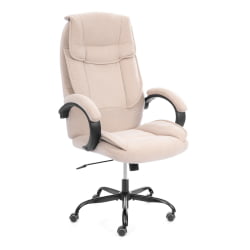 Кресло руководителя OREON metalBL велюр, бежевый, 7