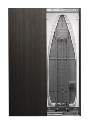 Дизайнерский шкаф Iron Slim Eco (левый, купе) Венге