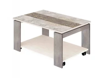 Журнальный столик на колесиках Агат 33.10 Кена-Фреска Невада