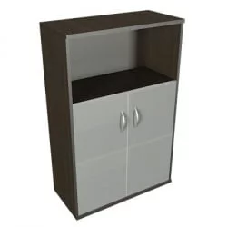 Шкаф со стеклянными дверьми СТ-2.2 Венге