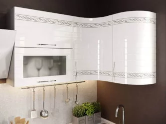 Шкаф кухонный 800 горизонтальный с 2 дверями Анастасия ЛД 005.531.000 Белый