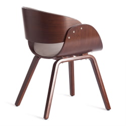 Стул LANDO (mod.8036) дерево / ткань, 59х53х75 см, орех/серый