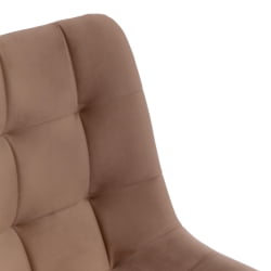 Стул CHILLY (mod. 7095-1) ткань/металл, 45x53х88 см, высота до сиденья 50 см, бежевый barkhat 5/белый