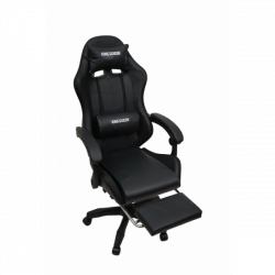 Кресло 1209 KINGQUEEN, цвет черный с подсветкой, 1209-black-mass-led