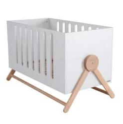 Кроватка для новорожденных Micuna Swing Big White/Waterwood