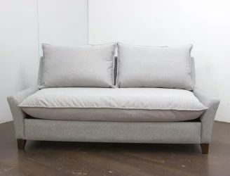 Диван тройной Хадсон рогожка Taft Серый