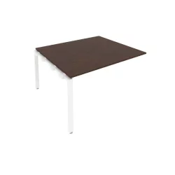 Проходной наборный элемент переговорного стола Metal System Б.ППРГ-3 Венге/Белый