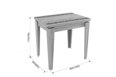 Раскладной стол Фантазия Белый