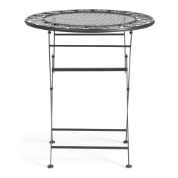 Стол Patio (PL08-11139) стальной сплав, черный, 70х75 см