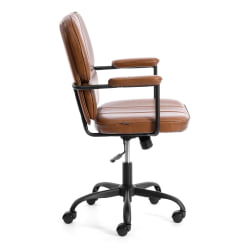 Кресло ALPHA иск. кожа, Brown (коричневый)