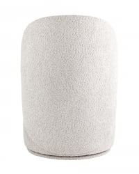 Пуф Loreen вращающийся букле Светло-серый