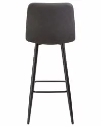 Стул барный DOBRIN NICOLE Серая экокожа RU-08