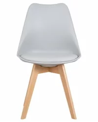 Стул обеденный DOBRIN JERRY SOFT Светло-серый GR-01