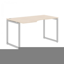 Стол письменный левый XTEN-Q XQCET 149 L Бук Тиара Алюминий