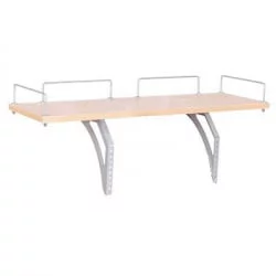 Полка задняя к столу Polka_z 1/750 (Polka_z 7/750) Клен Серый