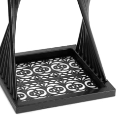 Кофейный стол Osteria/Остерия металл, черный, 25,5х25,5х59 см