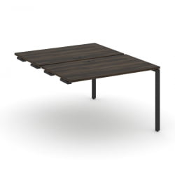 Двойной стол-приставка к опорным тумбам/шкафам CONCEPT CN.DSPR-002 Дуб Мали Антрацит