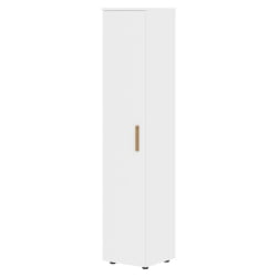 Шкаф-колонка с глухой дверью левый Forta FHC 40.1 L Белый премиум