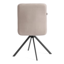 Стул обеденный Medeo поворотный механизм 360, велюр, бежевый, 7