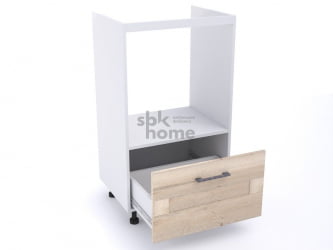 Стол под духовой шкаф 960 СД-60, Дублин (600*470*1060) Дуб галифакс белый, 21626 