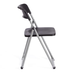 Складной стул FOLDER (mod. 3017H) каркас: металл, сиденье/спинка: пластик, 49 x 46.5 x 73.5 см, black (черный) / grey (серый)