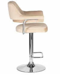 Стул барный DOBRIN CHARLY Бежевый велюр MJ9-10