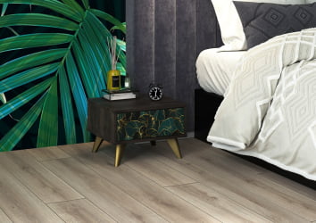 Тумба дизайнерская Фьюжн ТМ-004 АРТ Угольный камень/TROPICAL