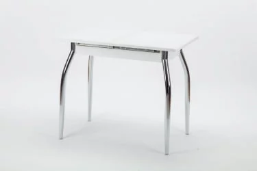 Стол обеденный Аспен КЗ(6195) белый,крокодил супер белый