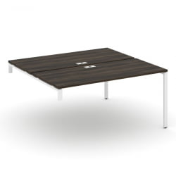 Двойной стол-надставка на опорную тумбу CONCEPT CN.DSN-004 Дуб Мали Белый