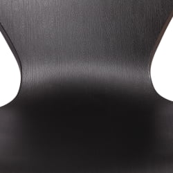 Стул Jacobsen (mod DC 102-1) пластик/металл, 45 х 54.5 х 80 см, Black (Черный) / Black (Черный)