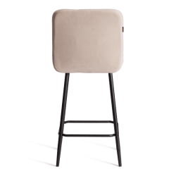 Барный стул Medeo/Медео велюр, бежевый, 7, 42х56х102 см