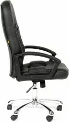 Кресло руководителя CHAIRMAN 418 PVC Черный