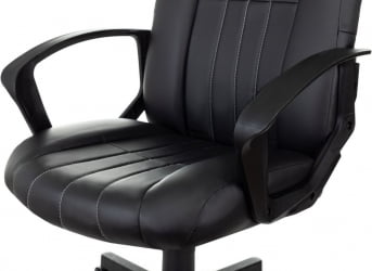 Кресло руководителя Бюрократ T-898/#B черный Leather Black