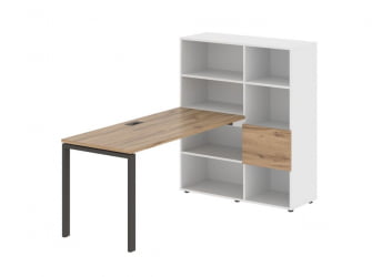 Рабочая станция EDIS EURST 1115 Дуб Денвер светлый Мокко Белый