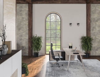 Кабинет руководителя Sirio № 1 Вольфрам Дуб Тоскана Белый