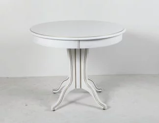 Стол деревянный Орион-5 (d1000) тон 1 с золотой патиной