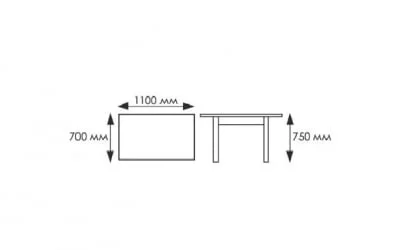 Стол обеденный Прямоуг. ажур ноги Мажор С-30 черная ЛДСП венге