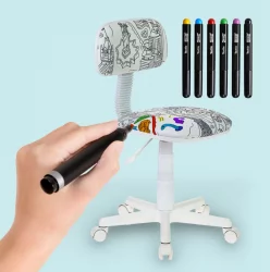 Кресло детское Бюрократ CH-W201NX/PS Белый