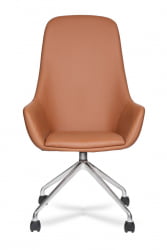 Кресло офисное МГ-24 А ХРОМ ПАУК 4 ЛУЧА